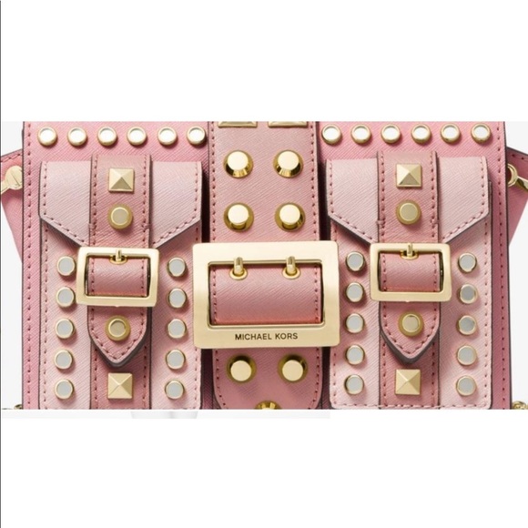 last 1 Michael Kors Hayden studded crossbody bag - Picture 3 of 8